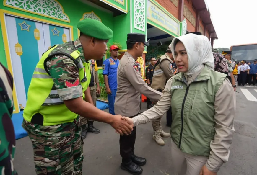 Pastikan Arus Mudik Aman Lancar, Pemkot Mojokerto Tinjau Dua Posko