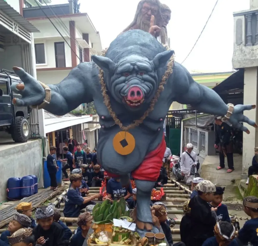 Perayaan Tawur Agung Kesanga di Tosari Pasuruan Diikuti 35 Ogoh-Ogoh