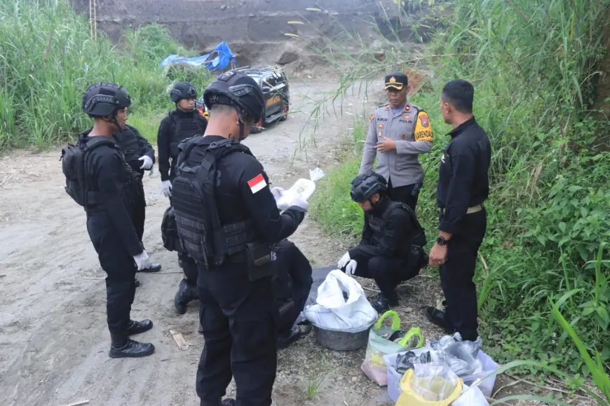 Jelang Idulfitri 2025, Sebanyak 97 Kg Bahan Peledak di Blitar Dimusnahkan