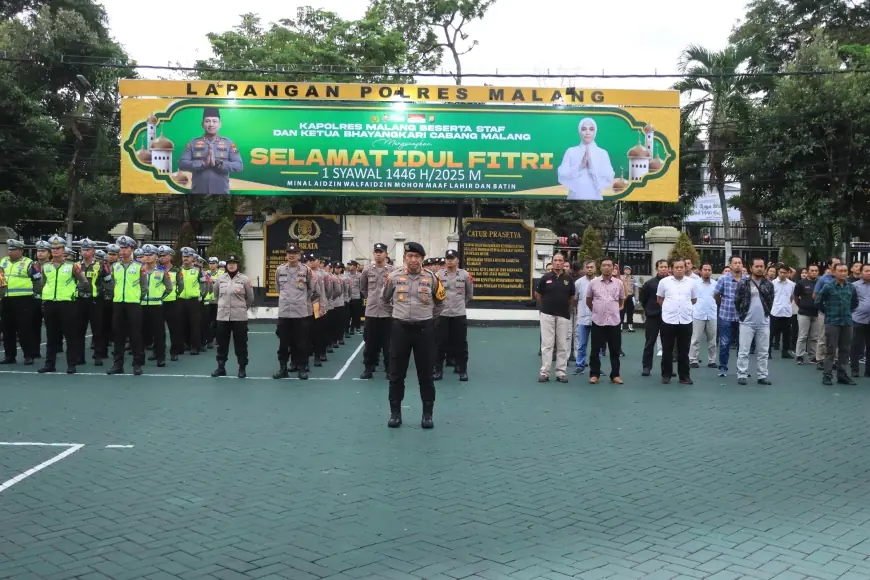 Polres Malang Siap Amankan Malam Takbir Sesuaikan Panduan dari Pemkab