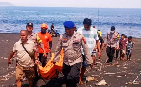 Mayat Wanita tanpa Busana Ditemukan di Pantai Nyamplung Kobong Jember
