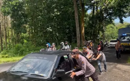 Pastikan Arus Balik Lebaran Lancar, Polres Blitar Siagakan Pleton Patroli dan Urai