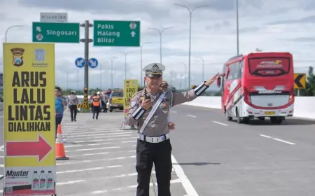 Gerbang Tol Singosari Jadi Pintu Keluar Terpadat dalam Arus Balik Lebaran 2025