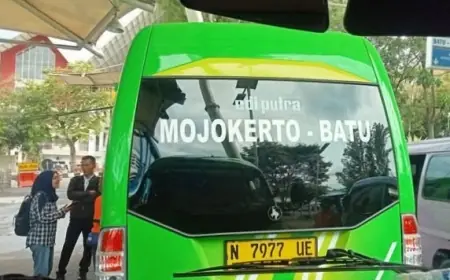 Imbas Longsor di Cangar, Angkutan Umum Mojokerto-Batu Berhenti Beroperasi