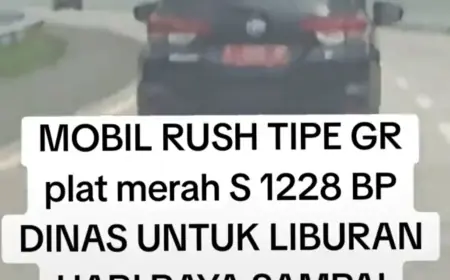 Viral, Mobil Dinas Pelat S Bojonegoro Dipakai Mudik