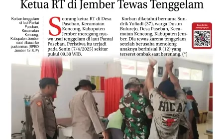 eKoran, Edisi Senin, 7 April 2025
