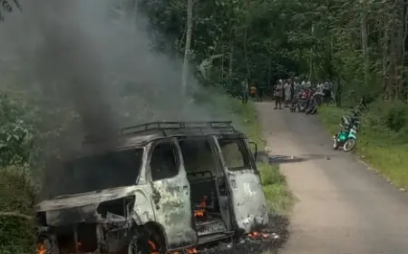 Luxio Terbakar di Jalan Tempur Malang,  Korsleting Diduga Menjadi Penyebabnya