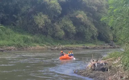 Pencarian Korban Tenggelam di Sungai Brantas Blitar Berkutat di Radius 5 Km