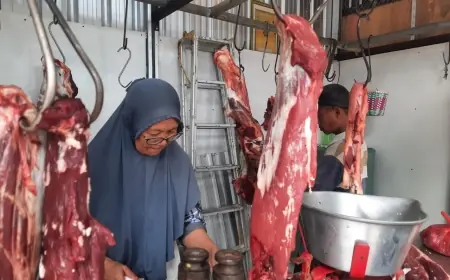 Fluktuasi Harga Daging di Kota Batu Jelang dan Usai Lebaran, Daya Beli Masyarakat Meningkat Tajam