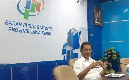 Seluruh Wilayah di Jatim Alami Inflasi pada Periode Maret 2025, Berakhirnya Diskon Listrik Jadi Pemicu Utama