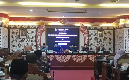 Rapat Paripurna, DPRD dan Pemkab Nganjuk Bahas Dua Raperda