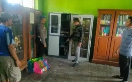 Pencuri Alat Elektronik di SD Negeri Nganjuk Dibekuk Polisi