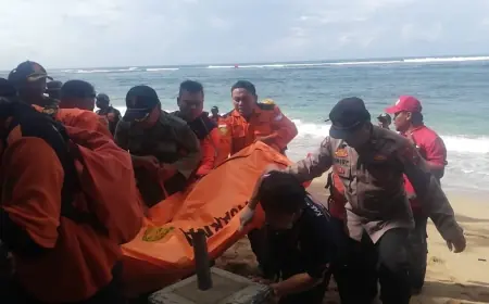 Dua Santri Tenggelam di Laut Pantai Balekambang Ditemukan Tewas