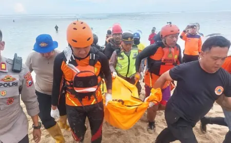 Korban Terakhir Santri Tenggelam di Pantai Balekambang Malang Ditemukan