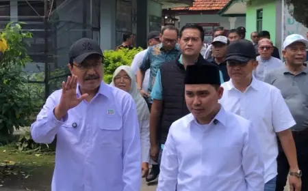 Mensos RI Survei Usulan Lokasi Sekolah Rakyat di Mojokerto