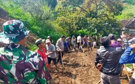 BPBD Malang Pastikan Longsor di Desa Taji Terjadi di Empat Titik