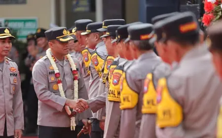 Tongkat Komando Kapolres Lamongan Berganti