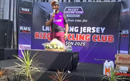 Jersey Rizqy Cycling Club 'Bolang Lintas Provinsi' Resmi Dilaunching Hari Ini