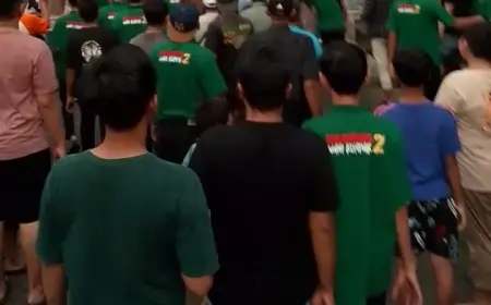 Apes, Tiga Terduga Copet Handphone di Pasuruan Babak Belur Dimassa