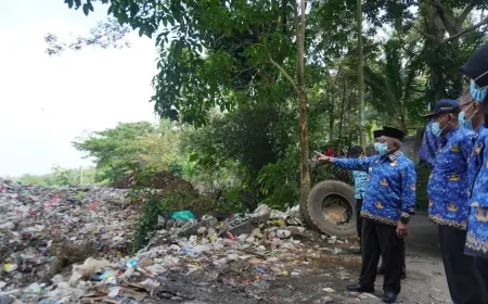 Daya Tampung Sampah Overload, Bupati Blitar : Perlu Ada Perbaikan dan Pengembangan di TPA Tegalasri Wlingi