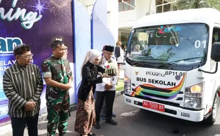 Tingkatkan Layanan bagi Difabel di Kota Kediri, Mbak Vinanda Launching Bus MAPAN CERIA