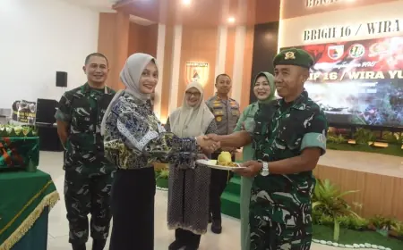 Wali Kota Kediri Hadiri Tasyakuran HUT ke-18 Brigif 16 Wira Yudha