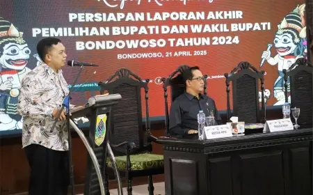 Semua Tahapan Selesai, KPU Bondowoso Kembalikan Sisa Anggaran Pilkada ke Kas Daerah