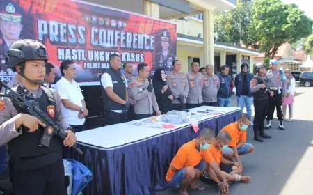 Sadis Lukai Korban, Polres Bondowoso Tangkap Tiga Pencuri Daun Tembakau