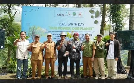 Peringati Hari Bumi, KT&G Tri Sakti Purwosari Makmur dan Yayasan Cempaka Tanam 2.400 Pohon