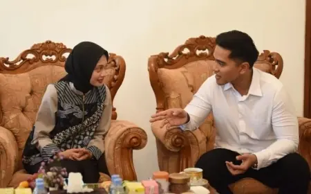 Terima Kunjungan Kaesang, Vinanda Diskusi tentang Potensi Kota Kediri