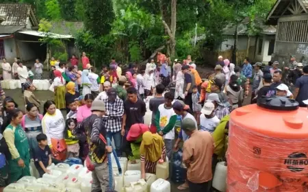 Musim Kemarau, BPBD Bondowoso Petakan 15 Desa di 9 Kecamatan Rawan Kekurangan Air Bersih