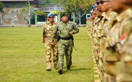 Prajurit Divif 2 Kostrad Kembali ke Tanah Air Usai Emban Tugas Mulia di Lebanon