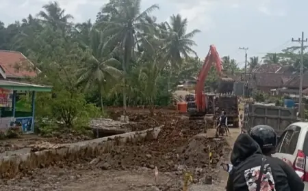 Proyek Jalan Gondanglegi–Balekambang Tetap Dikebut meski Pembebasan Lahan belum Tuntas