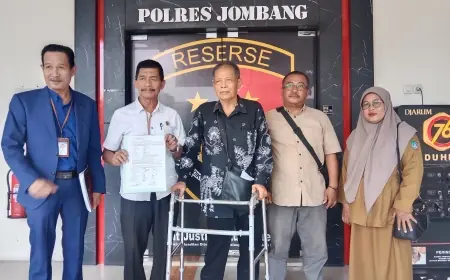Mediasi di Polres Jombang, Lansia Renta Rengkuh Kembali Tanahnya Usai Diserobot Sekelompok Orang