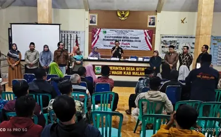 Kopdes Merah Putih di Desa Sitirejo Malang Akan Fokus Kelola Hasil Bumi