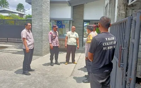 Polisi Nganjuk Cek Kesiapan Sarpras Jelang Hari Buruh
