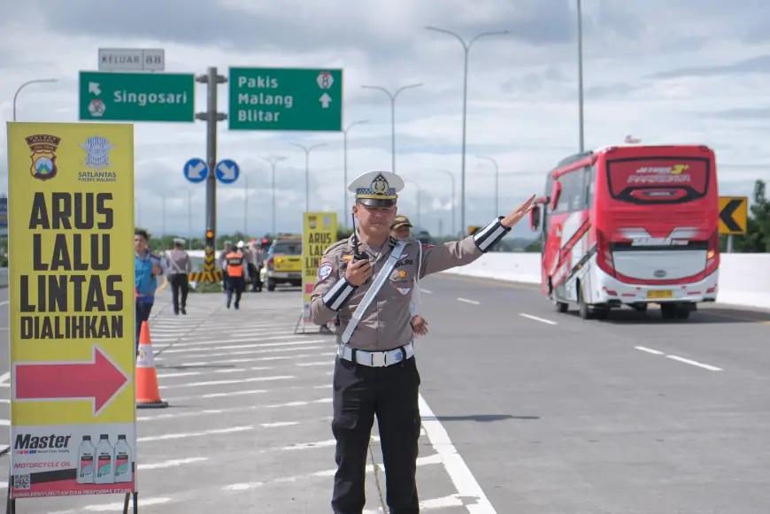 Gerbang Tol Singosari Jadi Pintu Keluar Terpadat dalam Arus Balik Lebaran 2025