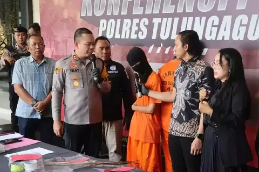 Polres Tulungagung Tangkap 7 Tersangka Ledakan Petasan Balon Udara