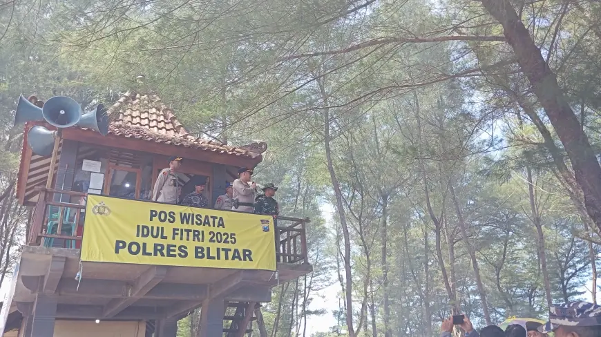 Lonjakan Wisatawan Saat Libur Lebaran, Kapolres Blitar Tinjau Tiga Destinasi Pantai Selatan