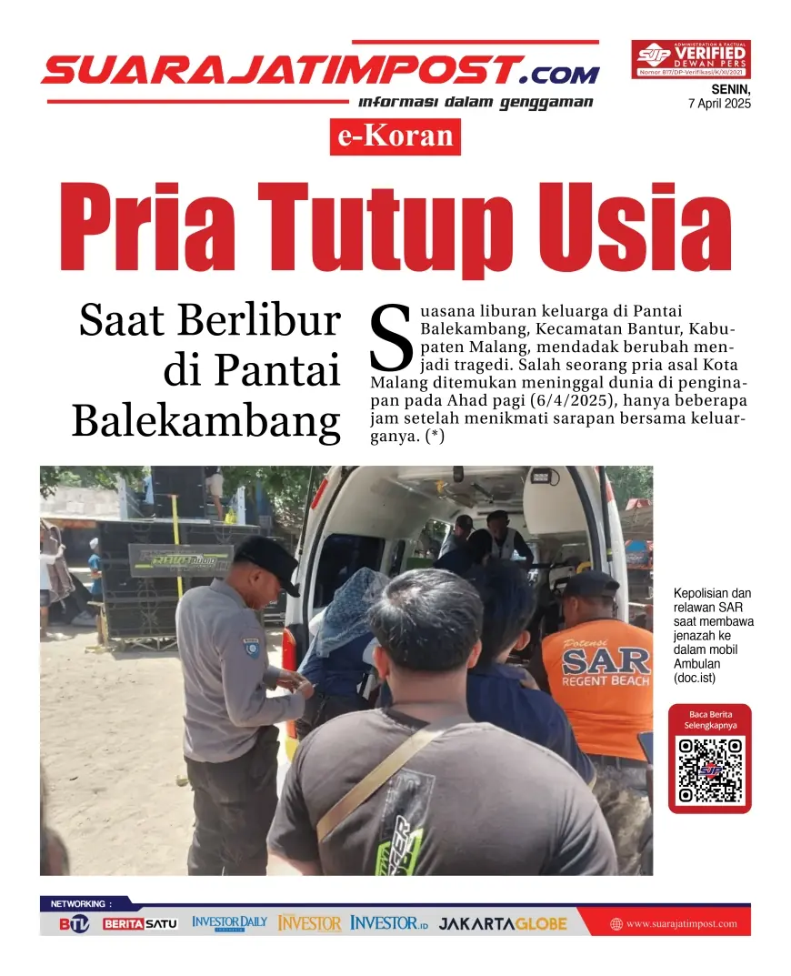 eKoran, Edisi Senin, 7 April 2025