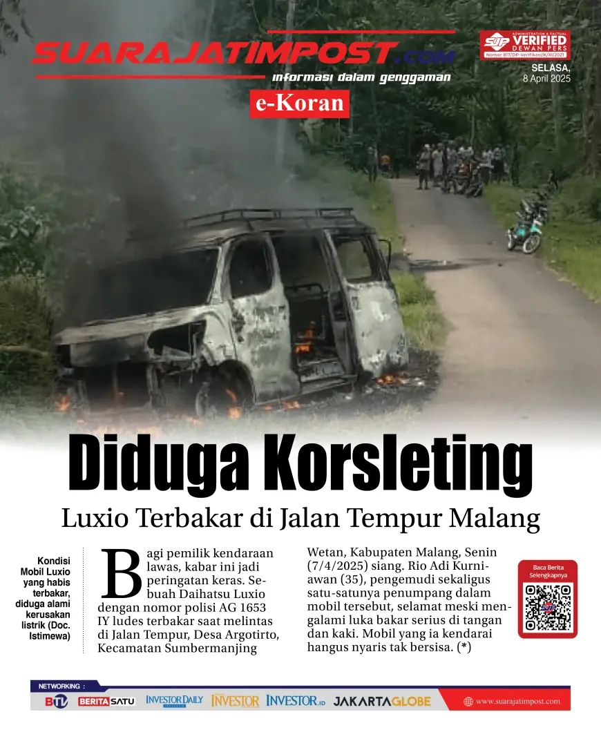 eKoran, Edisi Selasa, 8 April 2025