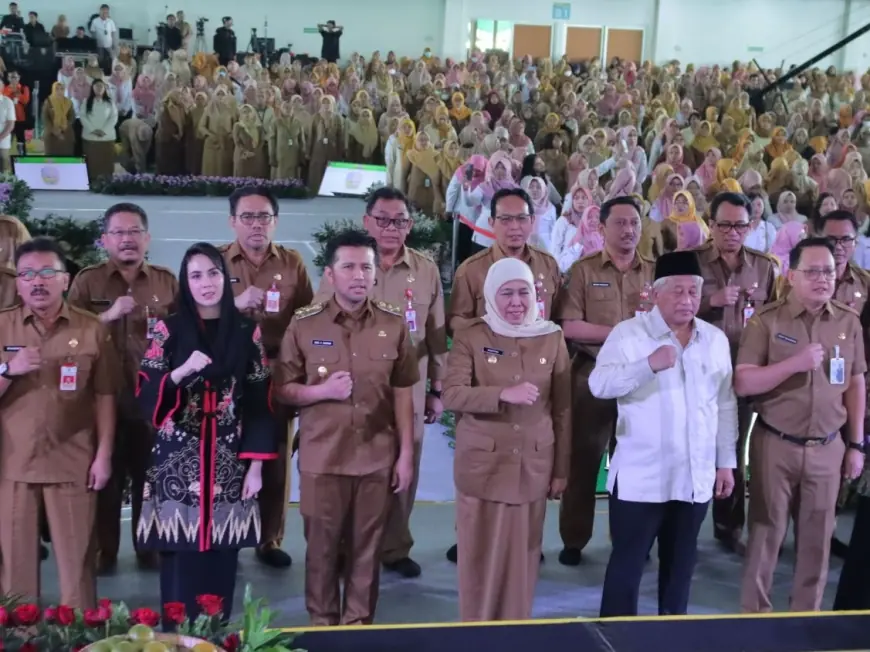 Gelar Halalbihalal Bersama 10 Ribu ASN, Pemprov Jatim Kenalkan Konsep “Jatim Gerbang Baru Nusantara”