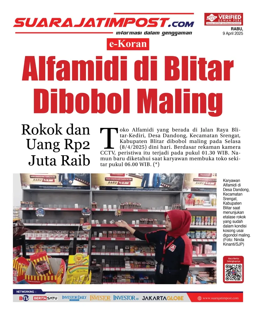 eKoran, Edisi Rabu, 9 April 2025