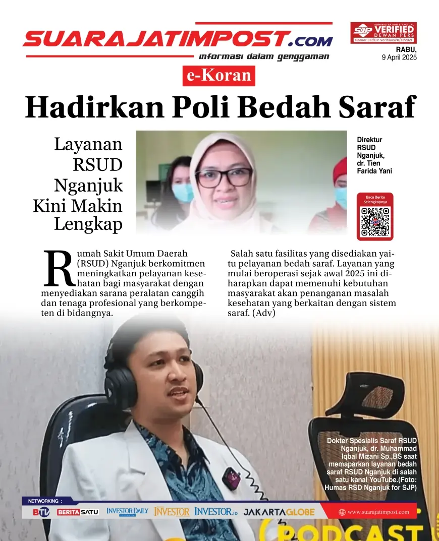 eKoran, Edisi Rabu, 9 April 2025