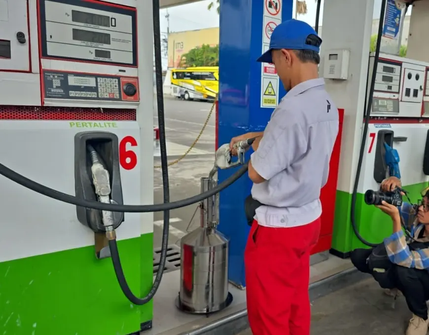 Isu Takaran BBM Viral di Medsos, SPBU Patal Lawang Diperiksa dan Dipastikan Sesuai Standar