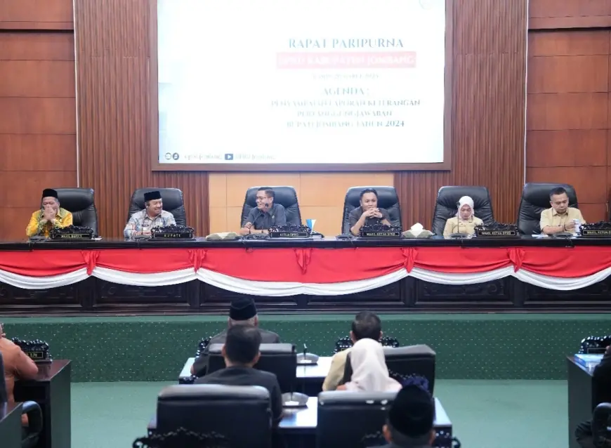 Usai Terima LKPj Bupati, DPRD Jombang Segera Keluarkan Rekomendasi ke Semua OPD