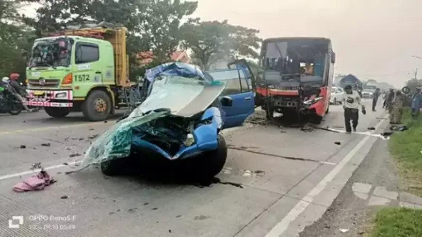 Kecelakaan Maut di Gresik Tewaskan 7 Pengantar Umrah dari Tuban