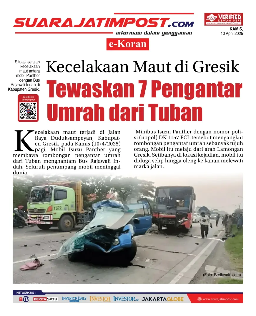 eKoran, Edisi Kamis, 10 April 2025