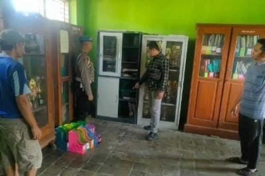 Pencuri Alat Elektronik di SD Negeri Nganjuk Dibekuk Polisi