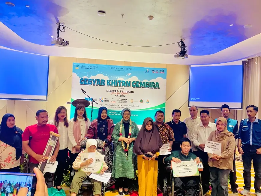 Khitan Gembira di Grand Mercure Malang Menyulam Senyum di Wajah Anak Difabel dan Yatim Piatu